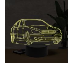 Beling 3D lampa, Mercedes w2031, 16 farebná O27