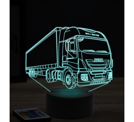 Beling 3D lampa, Iveco Stralis , 7 farebná K5
