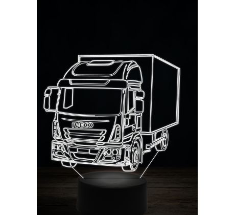 Beling 3D lampa,Iveco Eurocargo 7 farebná K40
