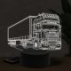 Beling 3D lampa, Scania R520 intercooler, 16 barebná K32