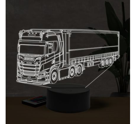 Beling 3D lampa, Scania S520, 16 barebná K36