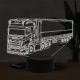 Beling 3D lampa, Scania S520, 16 barebná K36