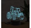 Beling 3D lampa, Fendt 516,16 farebná U24