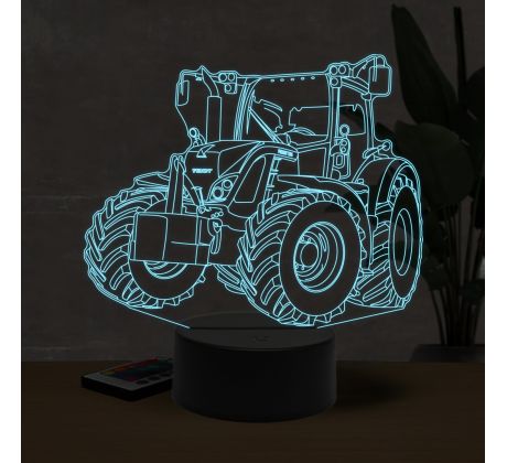 Beling 3D lampa, Fendt 724,16 farebná U27