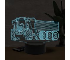 Beling 3D lampa, Fendt 1050 whit trailer,16 farebná U29