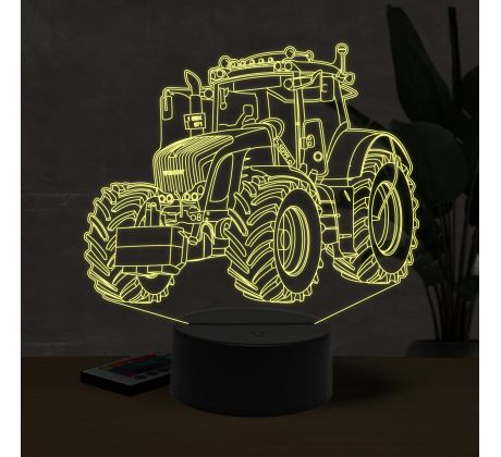 Beling 3D lampa, Fendt trekketrek, 615,16 farebná U32