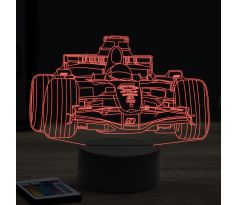 Beling 3D lampa, Formula Kimi Raikkonen 2007 ,16 farebná, FF12