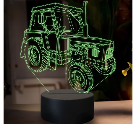 Beling 3D lampa,Zetor 7011, 16 farebná U41