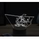 Beling 3D lampa, Eurocopter EC 145, 16 farebná ULA8
