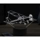 Beling 3D lampa,Cessna 172, 16 farebná ULA27