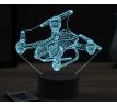 Beling 3D lampa,dron 3, 16 farebná ULA35