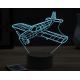 Beling 3D lampa, Piper PA-28,16 farebná ULA60