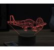 Beling 3D lampa,privátne lietadlo,16 farebná ULA66