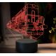 Beling 3D lampa, Motorový rušeň T45, 16 farebná SXR6