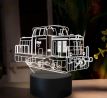 Beling 3D lampa, Motorový rušeň T334, 16 farebná SXR10
