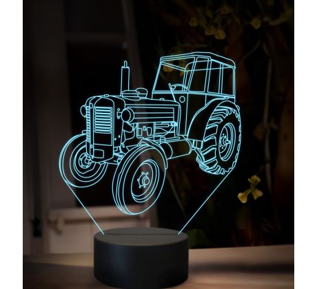 Beling 3D lampa,Zetor 50 super, 16 farebná U42