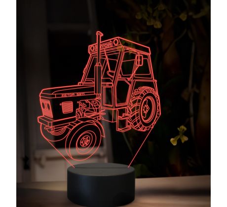 Beling 3D lampa,Zetor 5211, 16 farebná U45