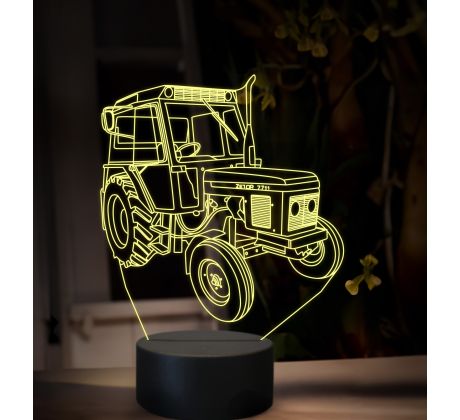 Beling 3D lampa,Zetor 7711, 16 farebná U47