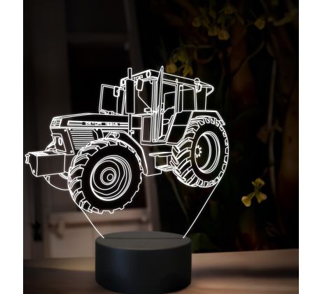 Beling 3D lampa,Zetor crystal 16245, 16 farebná U49
