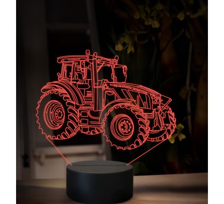 Beling 3D lampa,Zetor crystal 170HD, 16 farebná U50