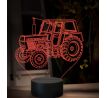Beling 3D lampa,Zetor 8011 crystal ,16 farebná U51