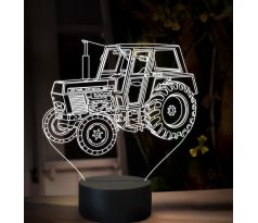 Beling 3D lampa,Zetor 8011 crystal ,16 farebná U51