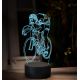 Beling 3D lampa,Eddy Merckx, 16 farebná,GX2