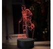 Beling 3D lampa,Zinedine Zidane, 7 farebná TZ26
