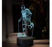 Beling 3D lampa,Zinedine Zidane, 7 farebná TZ26