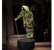 Beling 3D lampa,Ronaldinho, 7 farebná TZ22