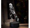 Beling 3D lampa,Diego Maradona, 7 farebná TZ11