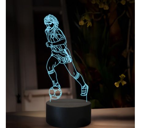 Beling 3D lampa,Diego Maradona, 7 farebná TZ11