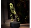 Beling 3D lampa,Diego Maradona, 7 farebná TZ11