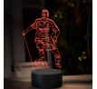 Beling 3D lampa,David Backham, 7 farebná TZ10