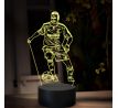 Beling 3D lampa,David Backham, 7 farebná TZ10