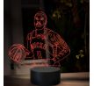 Beling 3D lampa, Damian Lillard, 16 farebná QX21