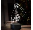 Beling 3D lampa, Shaquille O'Neal, 16 farebná QX35