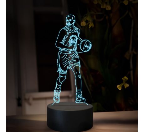 Beling 3D lampa, Stephen Curry, 16 farebná QX36