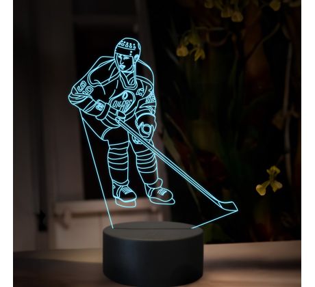 Beling 3D lampa, Wayne Gretzky, 16 farebná SXQ12