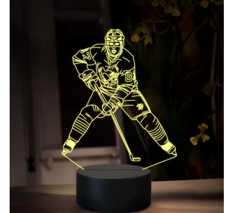 Beling 3D lampa, Sidney Crosby, 16 farebná SXQ11