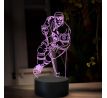 Beling 3D lampa,Connor McDavid, 16 farebná SXQ4