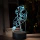 Beling 3D lampa,Connor McDavid, 16 farebná SXQ4