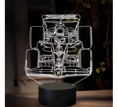 Beling 3D lampa, Logan Sargeant ,16  farebná, FF26