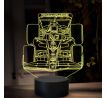 Beling 3D lampa, Logan Sargeant ,16  farebná, FF26