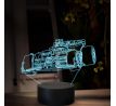 Beling 3D lampa, Nico Hülkenberg,16  farebná, FF28