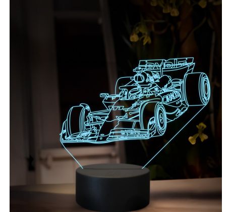 Beling 3D lampa, Sergio Pérez,16  farebná, FF31