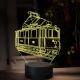 Beling 3D lampa, Elektrický rušeň EMU26, 16 farebná SXR28