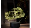 Beling 3D lampa, Elektrický rušeň GANZ eg, 16 farebná SXR30