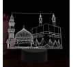 Beling 3D lampa, Makka Medina, 16 farebná,AA3