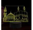 Beling 3D lampa, Makka Medina, 16 farebná,AA3